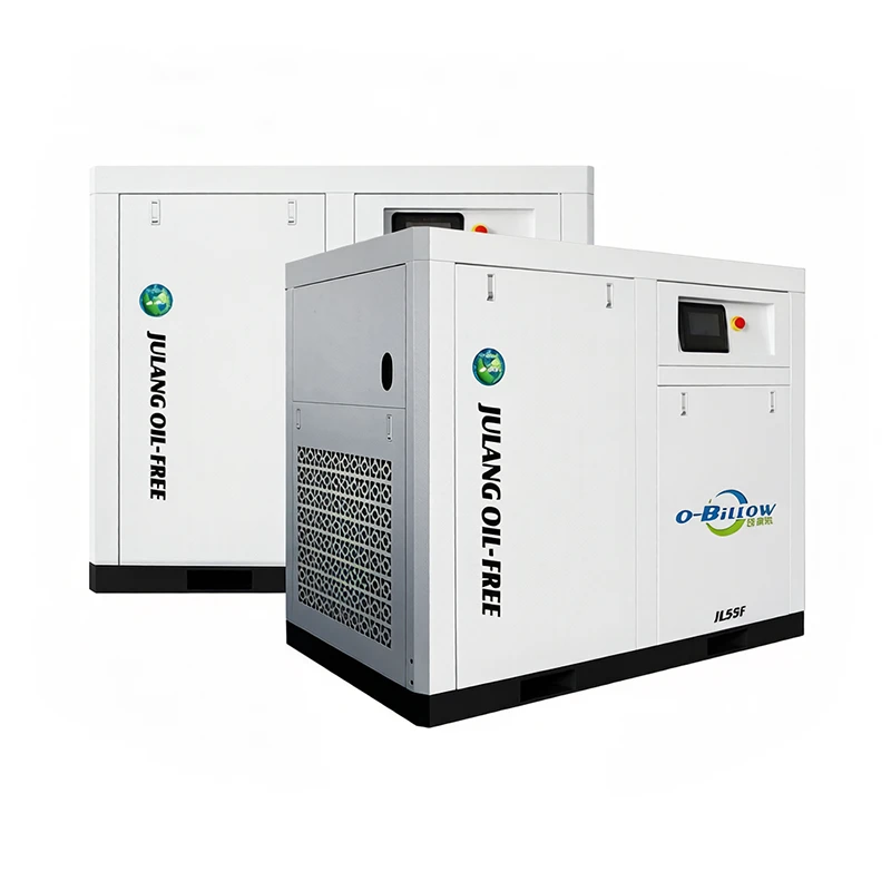 Vertikálny skrutkový kompresor